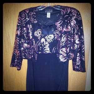 Alex evenings dress and matching jacket